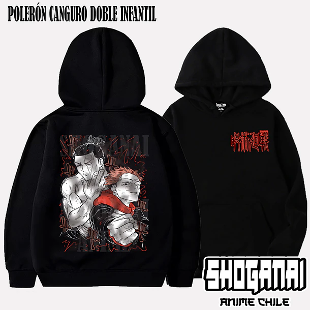 JJK28 Aoi Todo e Itadori Yuji - JUJUTSU KAISEN - INFANTIL (Polera o Polerón) 5