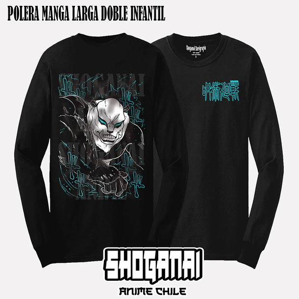 JJK29 Panda - JUJUTSU KAISEN - INFANTIL (Polera o Polerón) 4