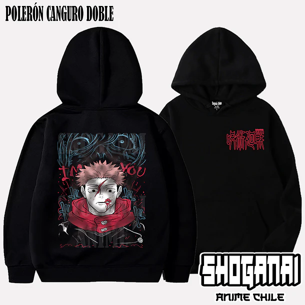 JJK32 Itadori X Mahito - JUJUTSU KAISEN - ADULTO (Polera o Polerón) 5