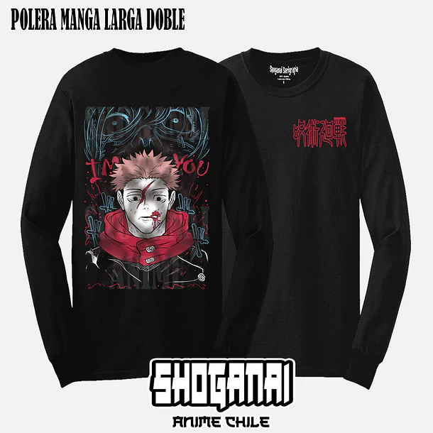 JJK32 Itadori X Mahito - JUJUTSU KAISEN - ADULTO (Polera o Polerón) 4