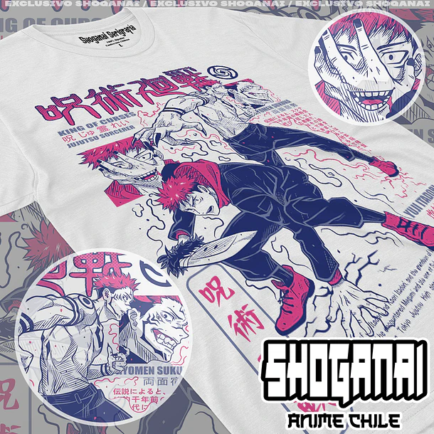 JJK34 Itadori X Sukuna - JUJUTSU KAISEN - ADULTO (Polera o Polerón) 2