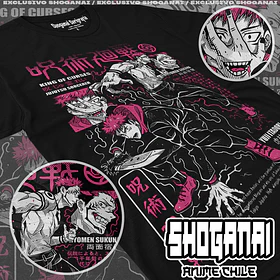 JJK34 Itadori X Sukuna - JUJUTSU KAISEN - ADULTO (Polera o Polerón)