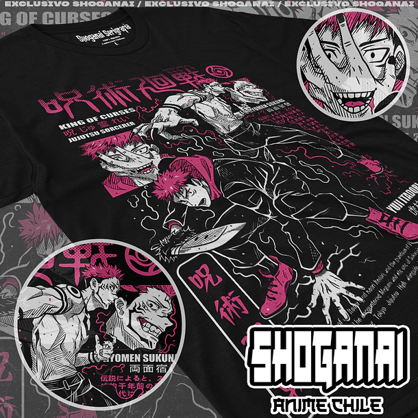 JJK34 Itadori X Sukuna - JUJUTSU KAISEN - ADULTO (Polera o Polerón) 1