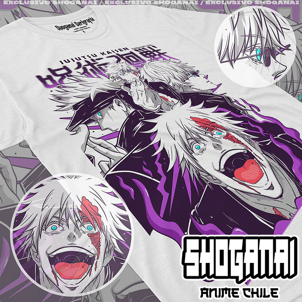 JJK38 Satoru Gojo - JUJUTSU KAISEN - ADULTO (Polera o Polerón) 2