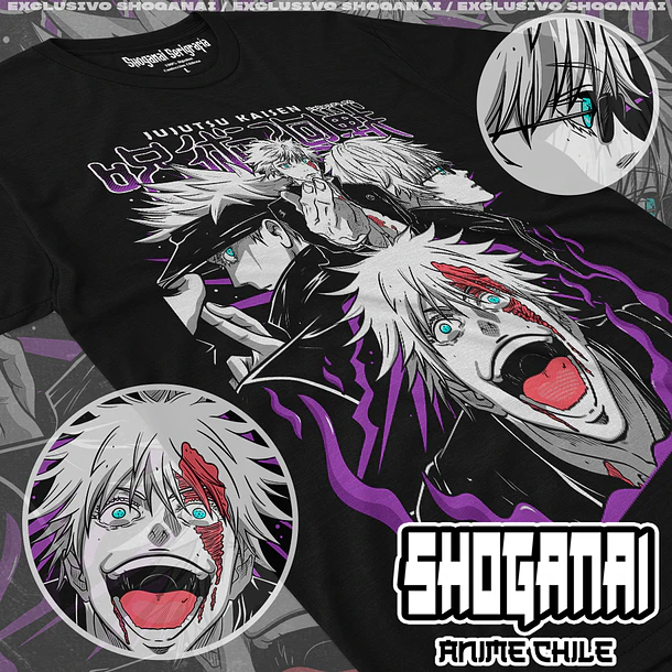 JJK38 Satoru Gojo - JUJUTSU KAISEN - ADULTO (Polera o Polerón) 1