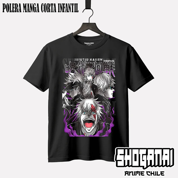 JJK38 Satoru Gojo - JUJUTSU KAISEN - INFANTIL (Polera o Polerón) 1