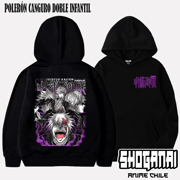 JJK38 Satoru Gojo - JUJUTSU KAISEN - INFANTIL (Polera o Polerón) 6