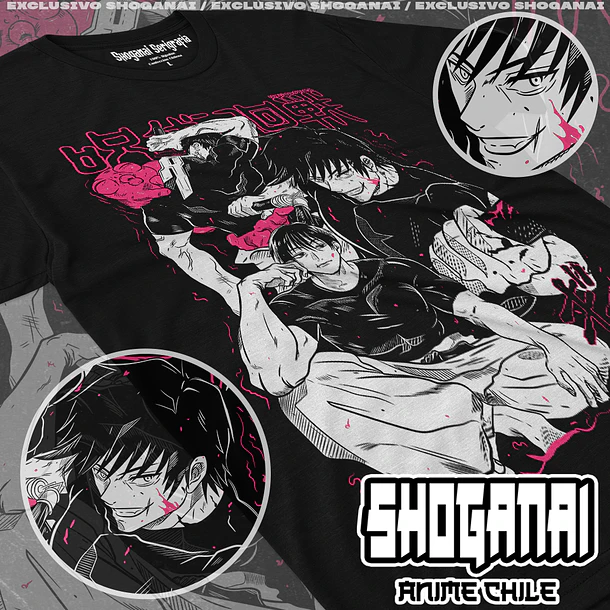 JJK39 Toji Fushiguro - JUJUTSU KAISEN - ADULTO (Polera o Polerón) 1
