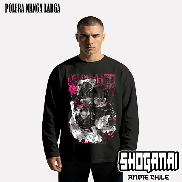 JJK39 Toji Fushiguro - JUJUTSU KAISEN - ADULTO (Polera o Polerón) 4