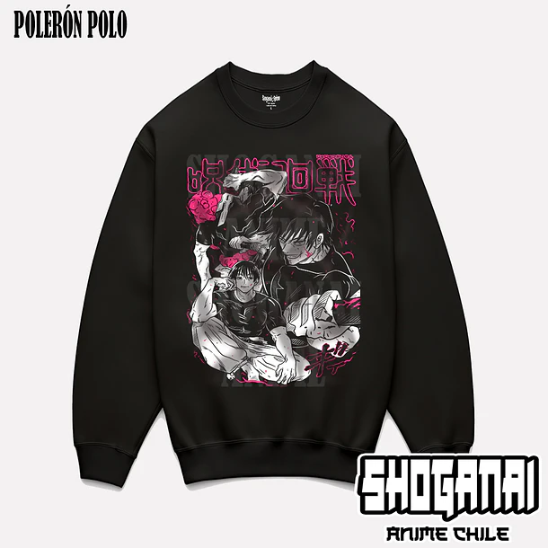 JJK39 Toji Fushiguro - JUJUTSU KAISEN - ADULTO (Polera o Polerón) 7