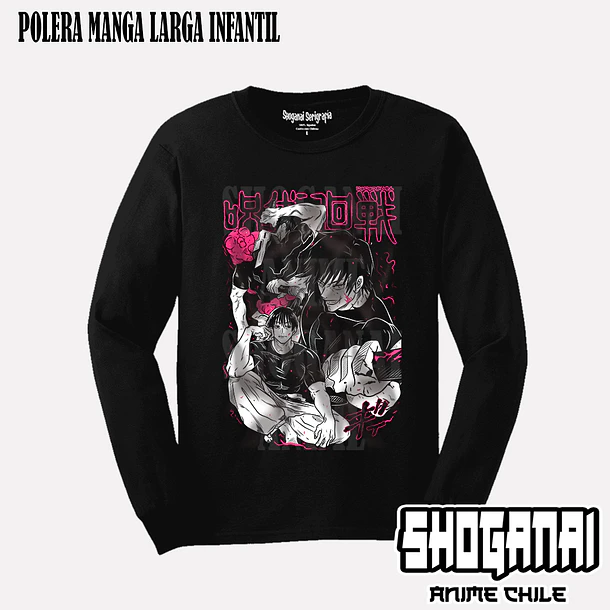 JJK39 Toji Fushiguro - JUJUTSU KAISEN - INFANTIL (Polera o Polerón) 4