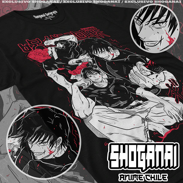 JJK39 OP2 Toji Fushiguro - JUJUTSU KAISEN - ADULTO (Polera o Polerón) 1