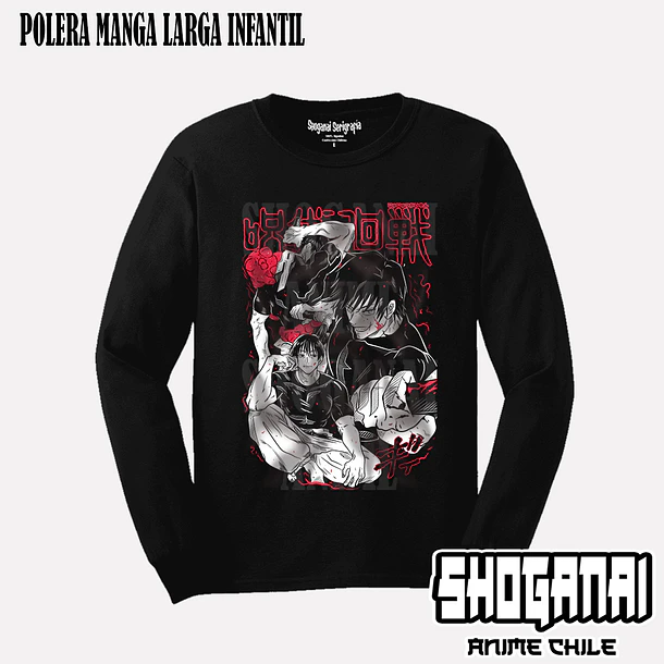JJK39 OP2 Toji Fushiguro - JUJUTSU KAISEN - INFANTIL (Polera o Polerón) 3