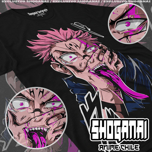 JJK40 Ryomen Sukuna - JUJUTSU KAISEN - ADULTO (Polera o Polerón) 1