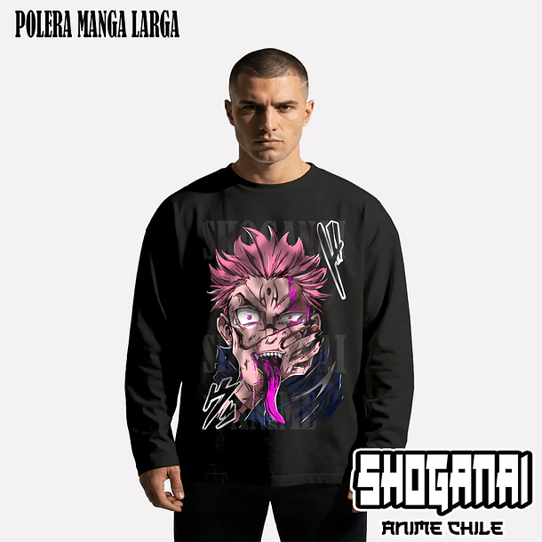 JJK40 Ryomen Sukuna - JUJUTSU KAISEN - ADULTO (Polera o Polerón) 3