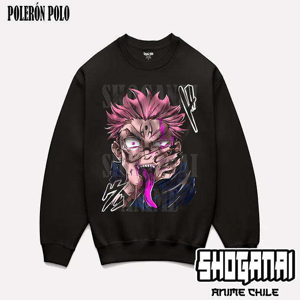 JJK40 Ryomen Sukuna - JUJUTSU KAISEN - ADULTO (Polera o Polerón) 6