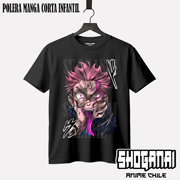 JJK40 Ryomen Sukuna - JUJUTSU KAISEN - INFANTIL (Polera o Polerón) 1