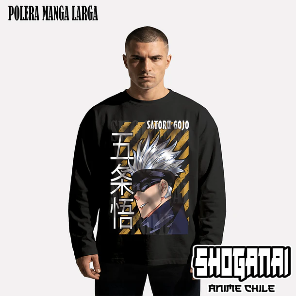 JJK41 Satoru Gojo - JUJUTSU KAISEN - ADULTO (Polera o Polerón) 3