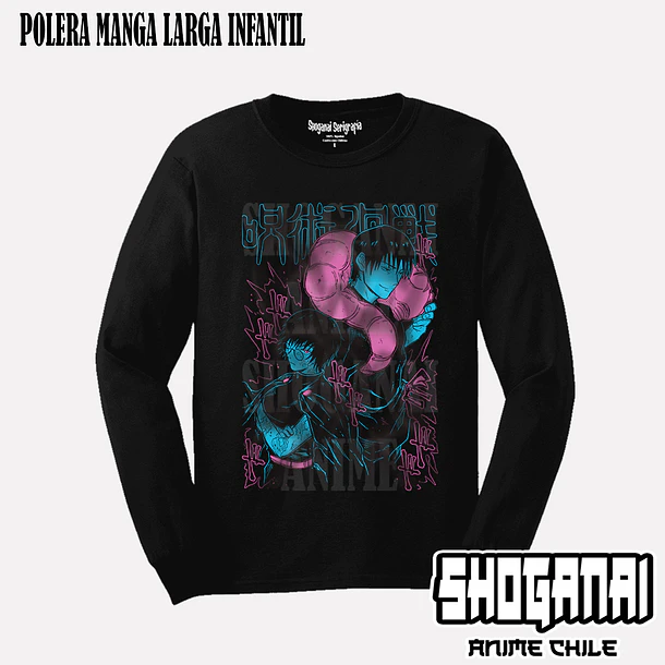 JJK42 Toji y Maki Zenin - JUJUTSU KAISEN - INFANTIL (Polera o Polerón) 3