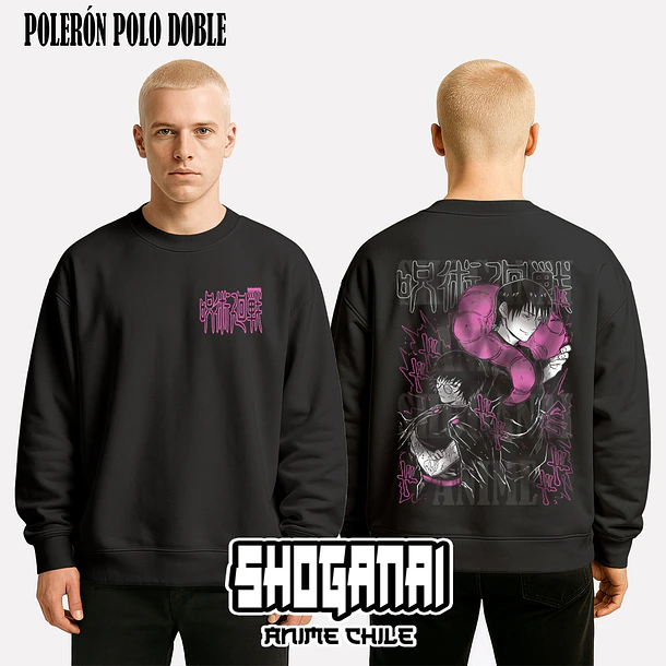 JJK42 OP2 Toji y Maki Zenin - JUJUTSU KAISEN - ADULTO (Polera o Polerón) 7