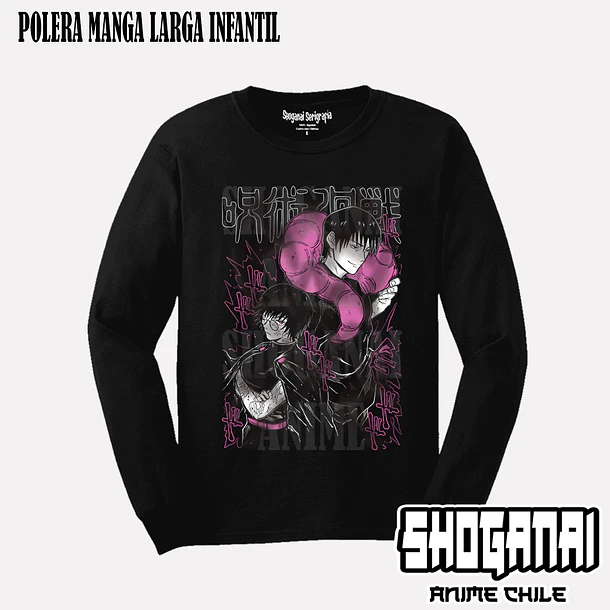 JJK42 OP2 Toji y Maki Zenin - JUJUTSU KAISEN - INFANTIL (Polera o Polerón) 3