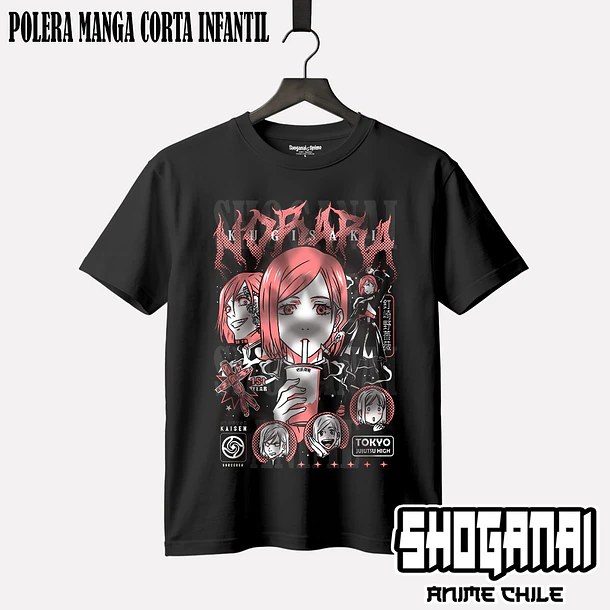 JJK44 Nobara Kugisaki - JUJUTSU KAISEN - INFANTIL (Polera o Polerón) 1