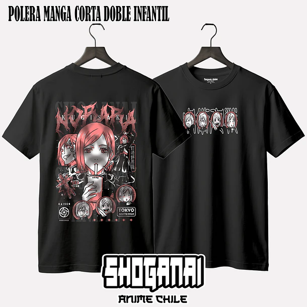 JJK44 Nobara Kugisaki - JUJUTSU KAISEN - INFANTIL (Polera o Polerón) 3