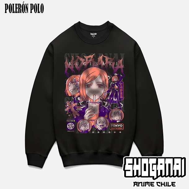 JJK44 OP2 Nobara Kugisaki - JUJUTSU KAISEN - ADULTO (Polera o Polerón) 6