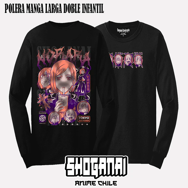 JJK44 OP2 Nobara Kugisaki - JUJUTSU KAISEN - INFANTIL (Polera o Polerón) 4