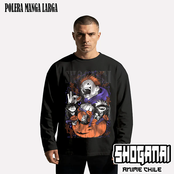 JJK46 Jujutsu Kaisen Halloween - JUJUTSU KAISEN - ADULTO (Polera o Polerón) 3