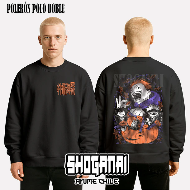 JJK46 Jujutsu Kaisen Halloween - JUJUTSU KAISEN - ADULTO (Polera o Polerón) 7