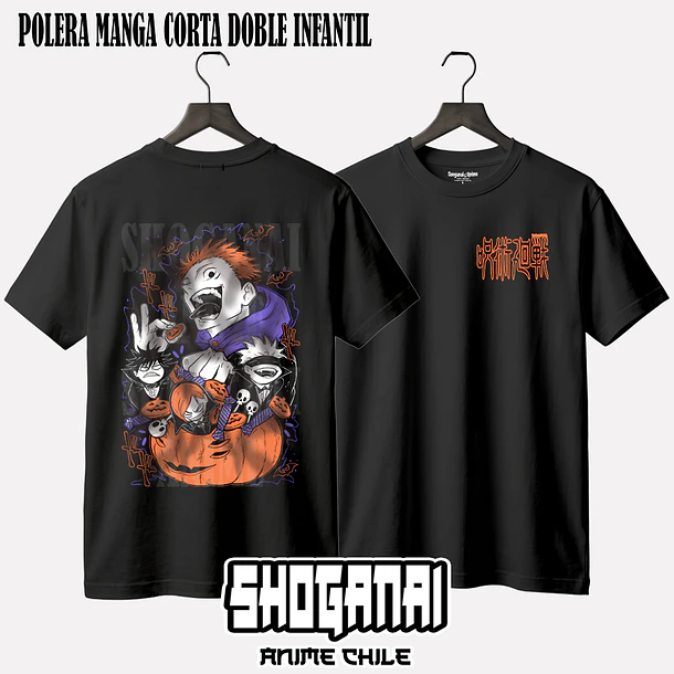 JJK46 Jujutsu Kaisen Halloween - JUJUTSU KAISEN - INFANTIL (Polera o Polerón) 2