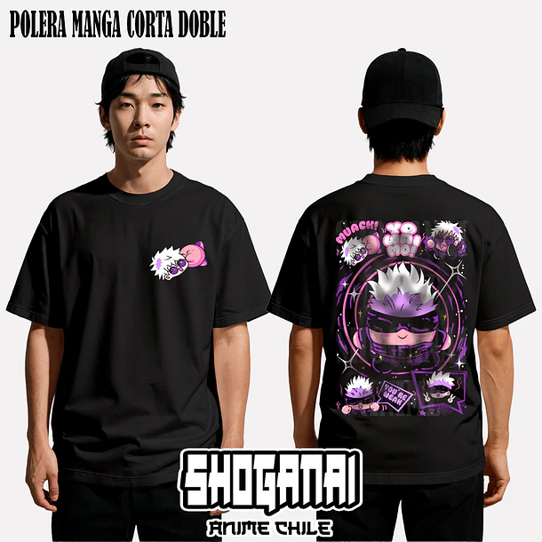 JJK47 Satoru Gojo Kirby - JUJUTSU KAISEN - ADULTO (Polera o Polerón) 3
