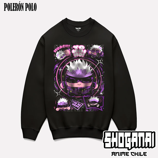 JJK47 Satoru Gojo Kirby - JUJUTSU KAISEN - ADULTO (Polera o Polerón) 7