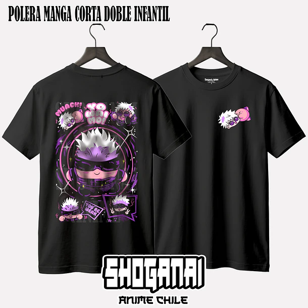 JJK47 Satoru Gojo Kirby - JUJUTSU KAISEN - INFANTIL (Polera o Polerón) 3