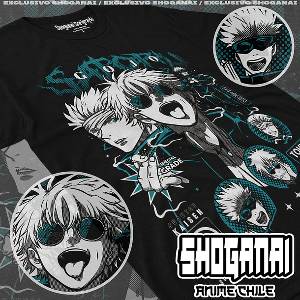 JJK48 OP2 Satoru Gojo - JUJUTSU KAISEN - ADULTO (Polera o Polerón) 1