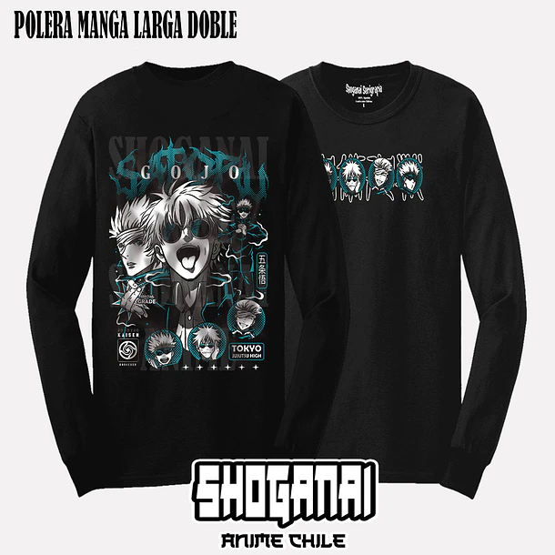 JJK48 OP2 Satoru Gojo - JUJUTSU KAISEN - ADULTO (Polera o Polerón) 4
