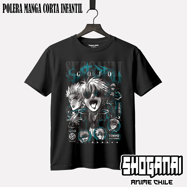 JJK48 OP2 Satoru Gojo - JUJUTSU KAISEN - INFANTIL (Polera o Polerón) 1
