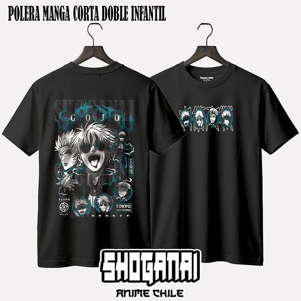 JJK48 OP2 Satoru Gojo - JUJUTSU KAISEN - INFANTIL (Polera o Polerón) 2