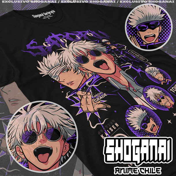 JJK48 Satoru Gojo - JUJUTSU KAISEN - ADULTO (Polera o Polerón) 1