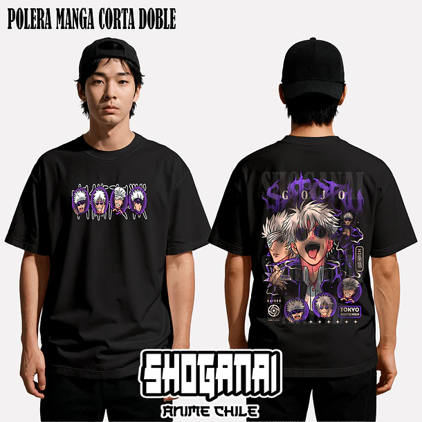 JJK48 Satoru Gojo - JUJUTSU KAISEN - ADULTO (Polera o Polerón) 3