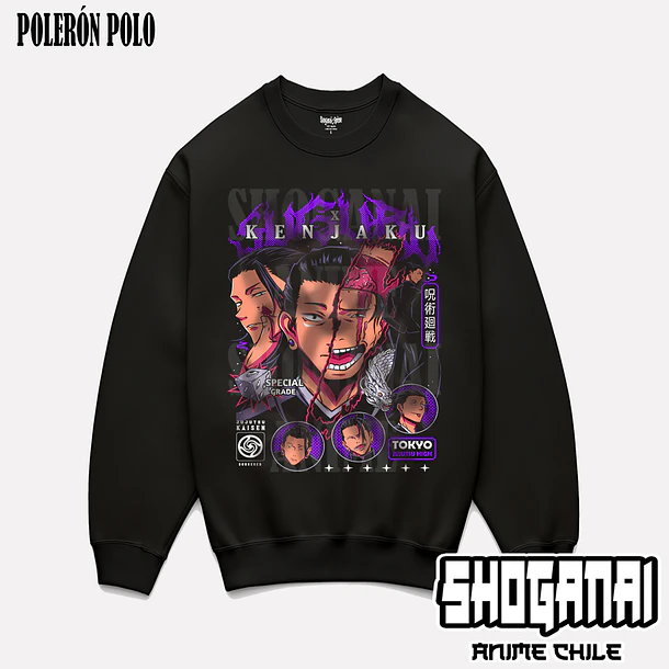 JJK49 Suguru Geto X Kenjaku - JUJUTSU KAISEN - ADULTO (Polera o Polerón) 7