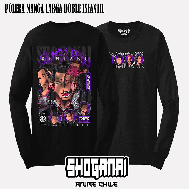 JJK49 Suguru Geto X Kenjaku - JUJUTSU KAISEN - INFANTIL (Polera o Polerón) 5