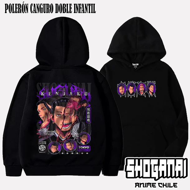 JJK49 Suguru Geto X Kenjaku - JUJUTSU KAISEN - INFANTIL (Polera o Polerón) 6