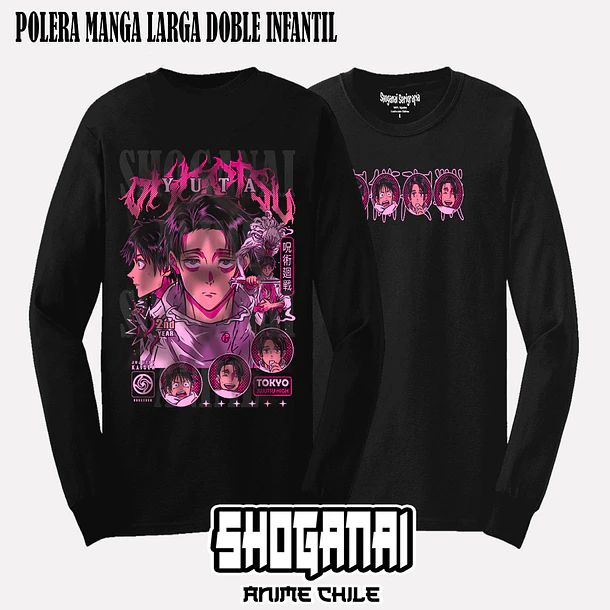 JJK50 Yuta Okkotsu - JUJUTSU KAISEN - INFANTIL (Polera o Polerón) 5
