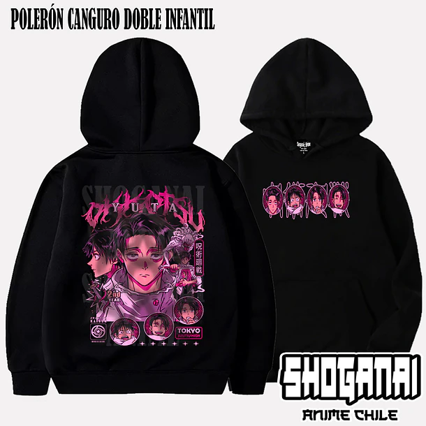 JJK50 Yuta Okkotsu - JUJUTSU KAISEN - INFANTIL (Polera o Polerón) 6