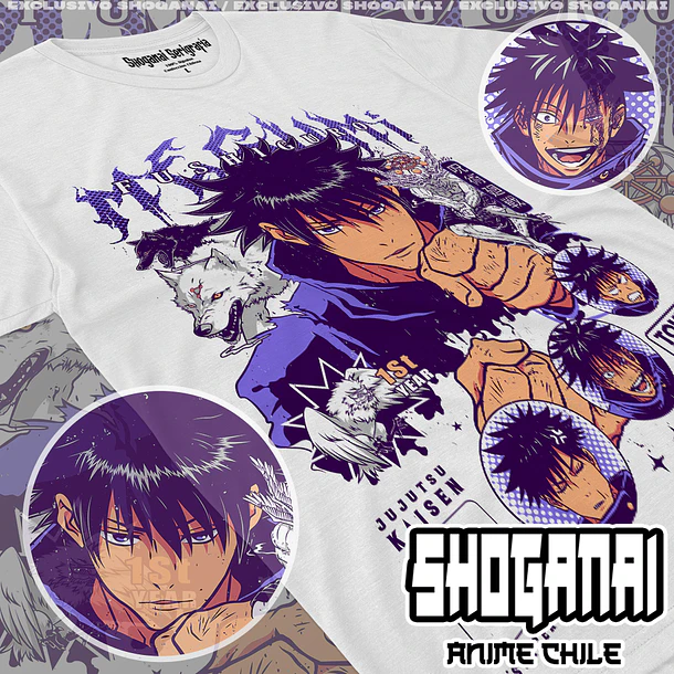 JJK51 Megumi Fushiguro - JUJUTSU KAISEN - INFANTIL (Polera o Polerón) 2