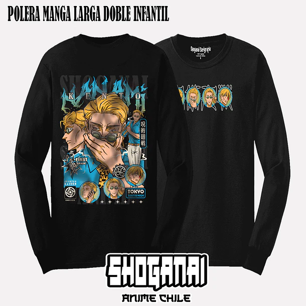 JJK52 Kento Nanami - JUJUTSU KAISEN - INFANTIL (Polera o Polerón) 5