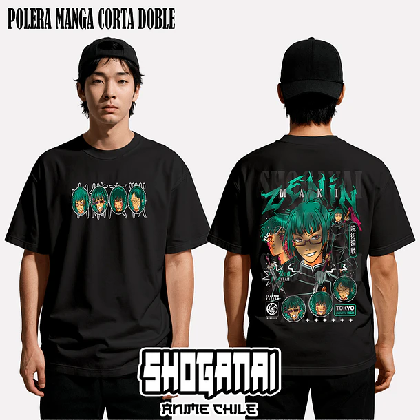 JJK54 Maki Zenin - JUJUTSU KAISEN - ADULTO (Polera o Polerón) 3