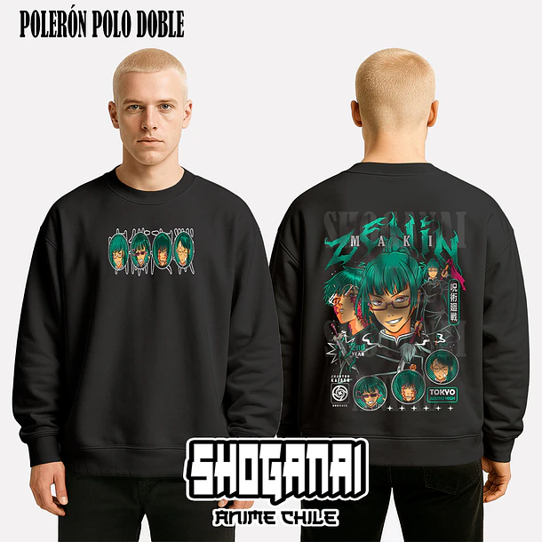 JJK54 Maki Zenin - JUJUTSU KAISEN - ADULTO (Polera o Polerón) 8